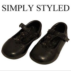 Toddler Girl Size 6 Faux Leather T-Strap Mary Jane Dress Shoes